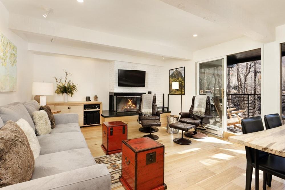 Chateau Roaring Fork Unit 25, Contemporary Condo With River Views, Close To Town Aspen Luaran gambar
